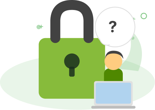 Forgot your password illustration